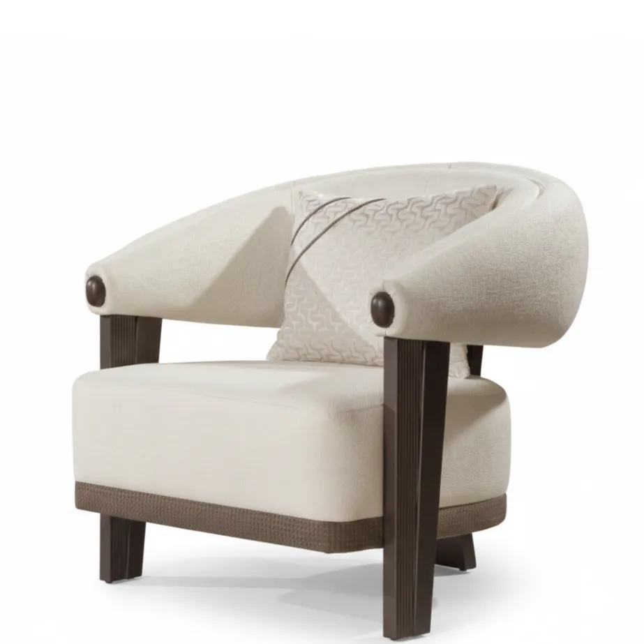 [S1672] Mona Rose Single Sofa