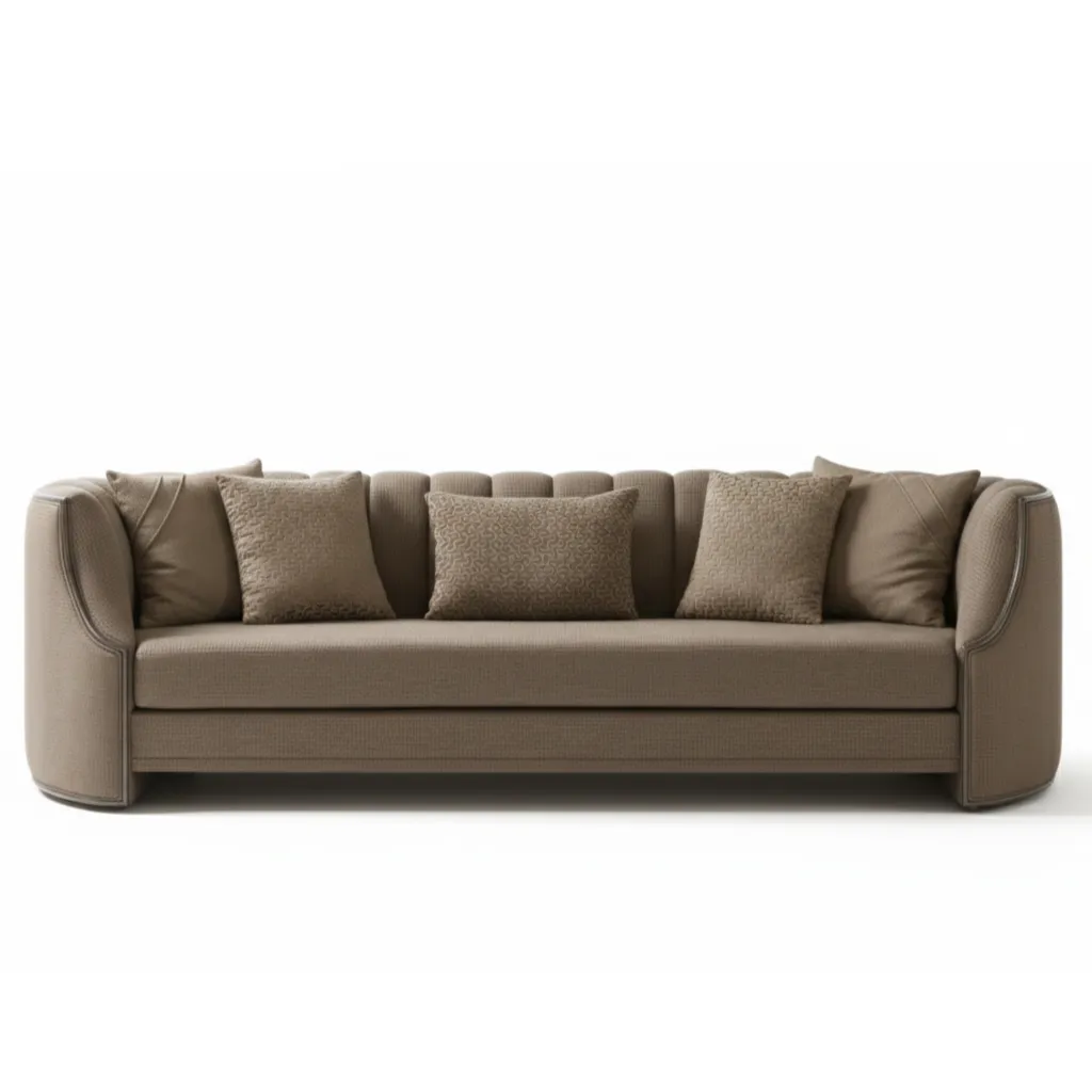 [S1792] Mona Rose Three Seat Chester Sofa