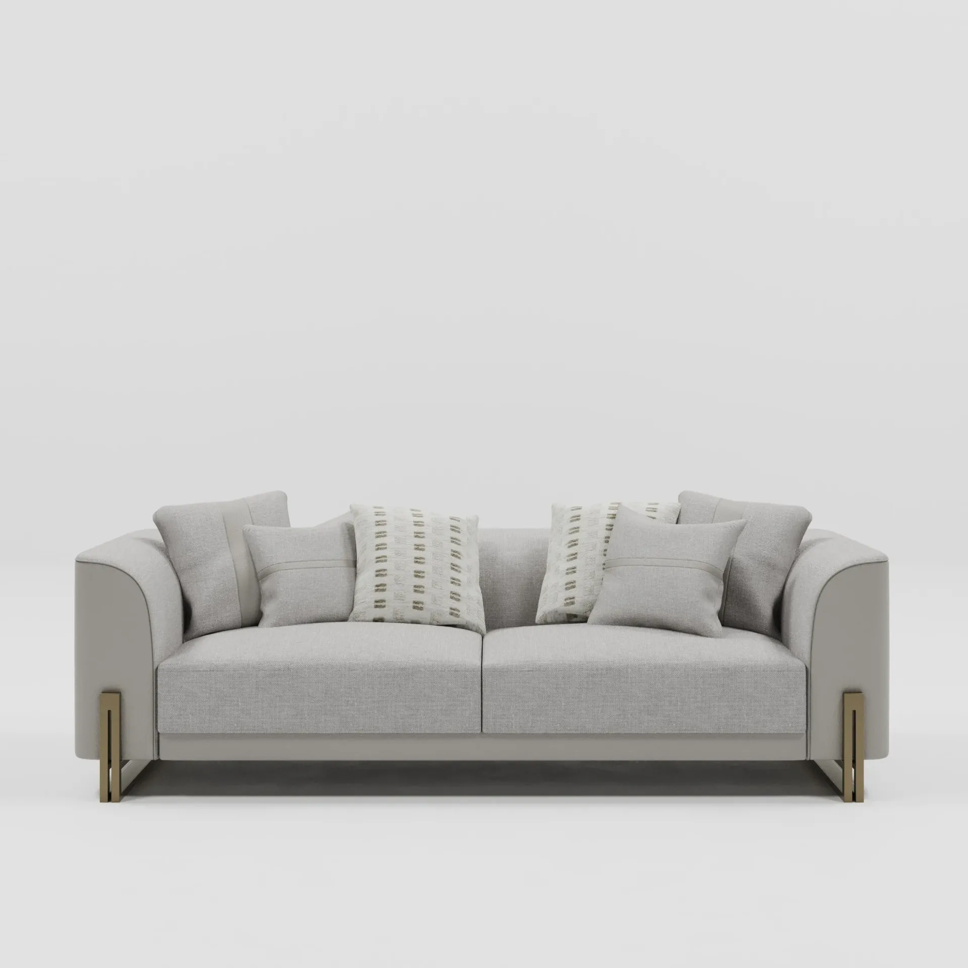 [S1662] Garda Three Seat Sofa (with Arm)