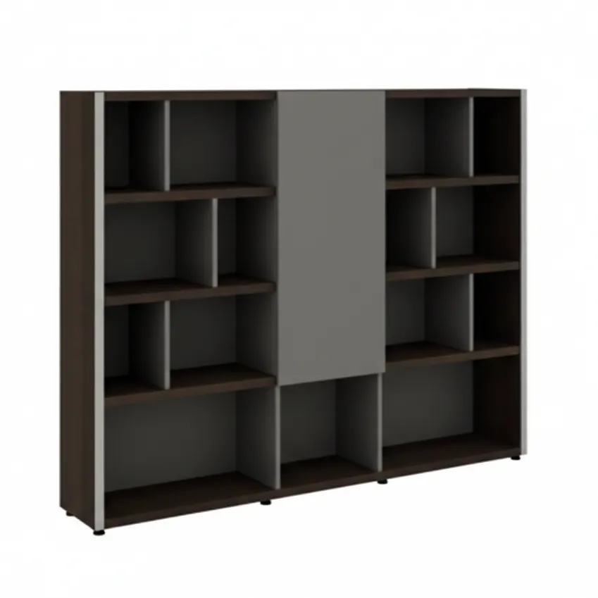 Gerry Office Cabinet FGY90.24 Dark Walnut - GERRY