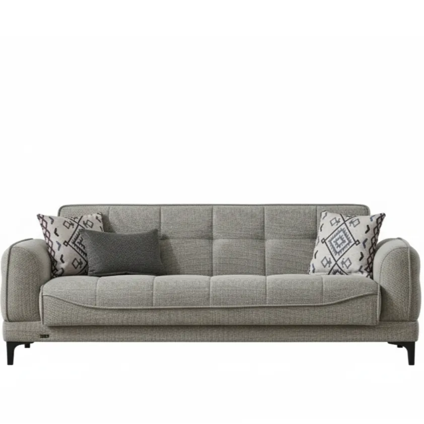 Babil Three Seat Sofa (Cream)