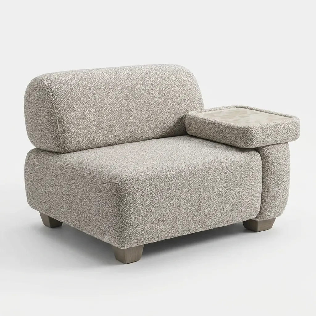[10005696] Tac Mahal Corner Sofa Piece Right Arm 90 Cm
