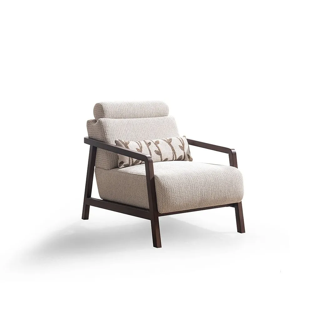 [S1619] Hisar Single Sofa (Havana Dining)