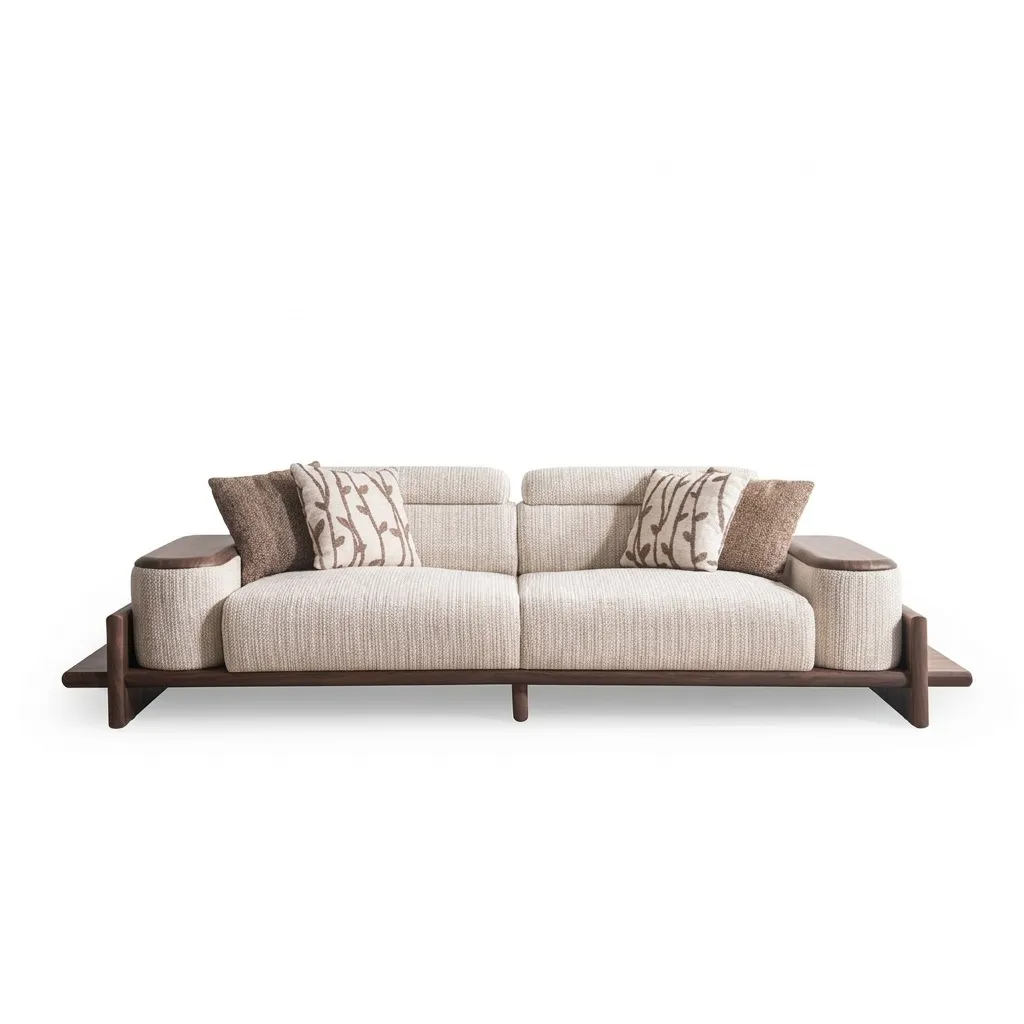 [S1618] Hisar Three Seat Sofa (Havana Dining)