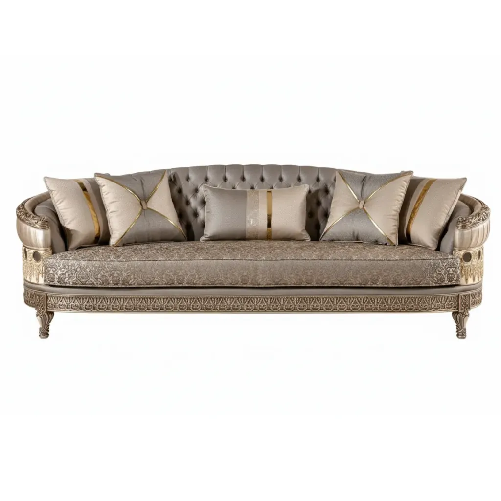 [S423] Glorya Three Seat Sofa