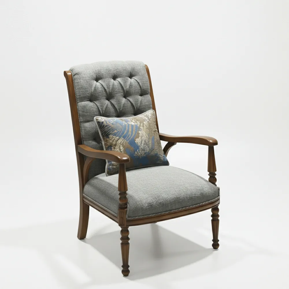 [S1205] Azmar Single Sofa kdf antrasit-01
