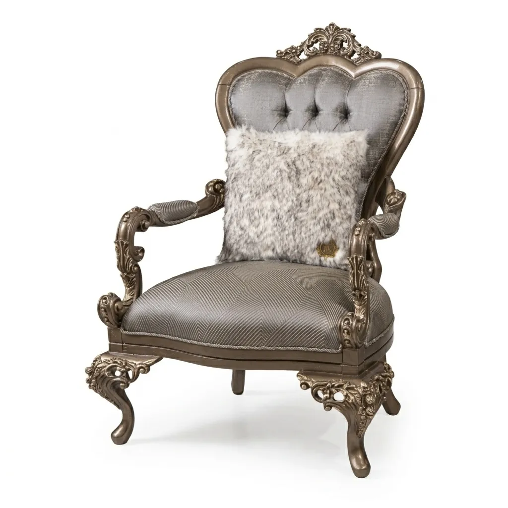 Zerafet Metallic Bronze Single Sofa