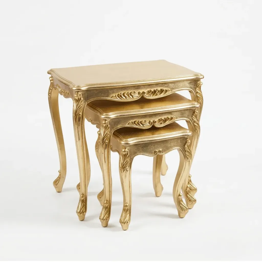 Crystal 2127 Nesting Table - Platin