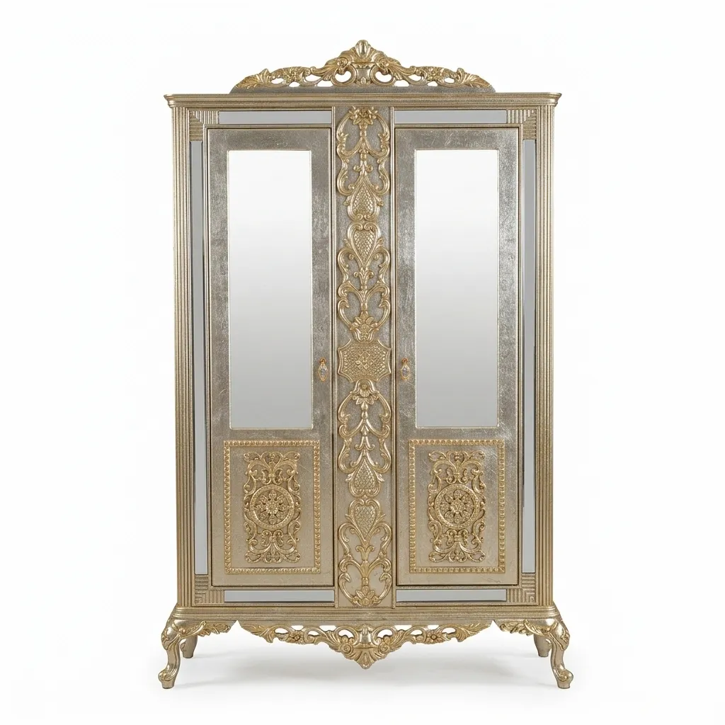 Damla Dining Vitrine - Platinum