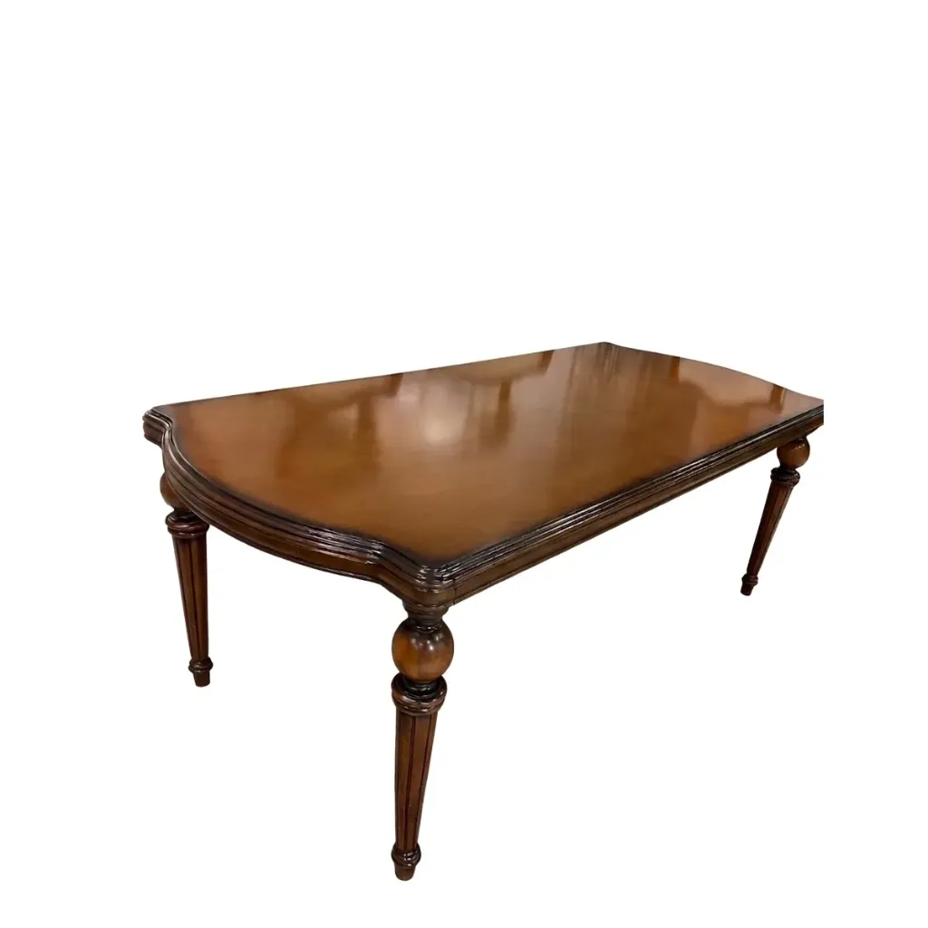 [D1160] Parlia Classic Dining Table - Azmer Walnut