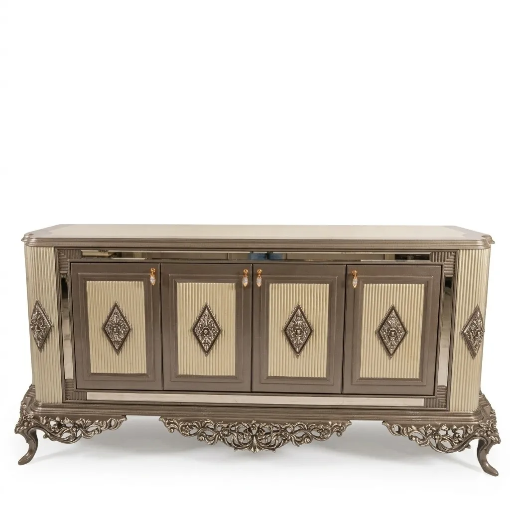 Zirafet Dining Console - Metallic Bronze