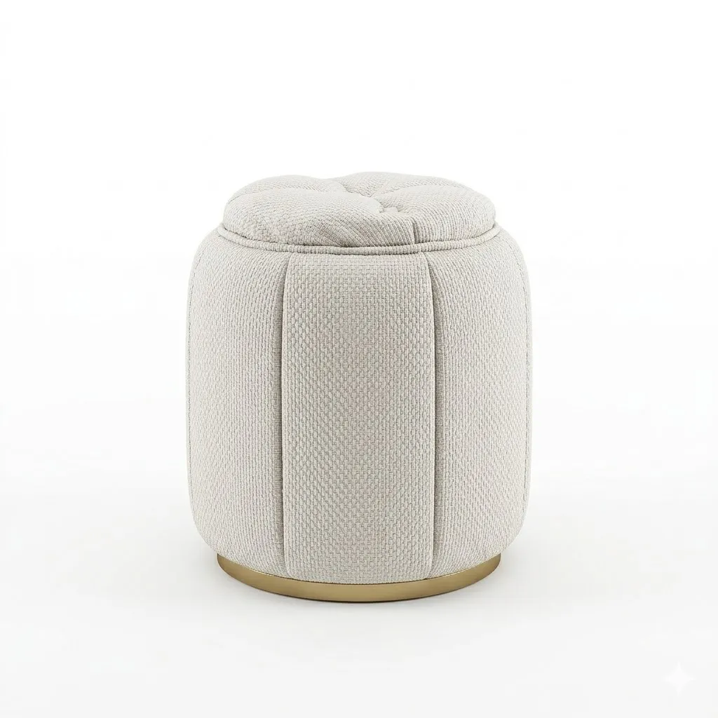 [B1222] Delux Bedroom Pouf