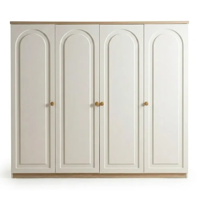 [B1244] Trend 4-Door Wardrobe