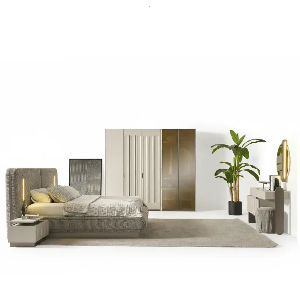 [20005581] Petra Bedroom Set (7 Pieces)