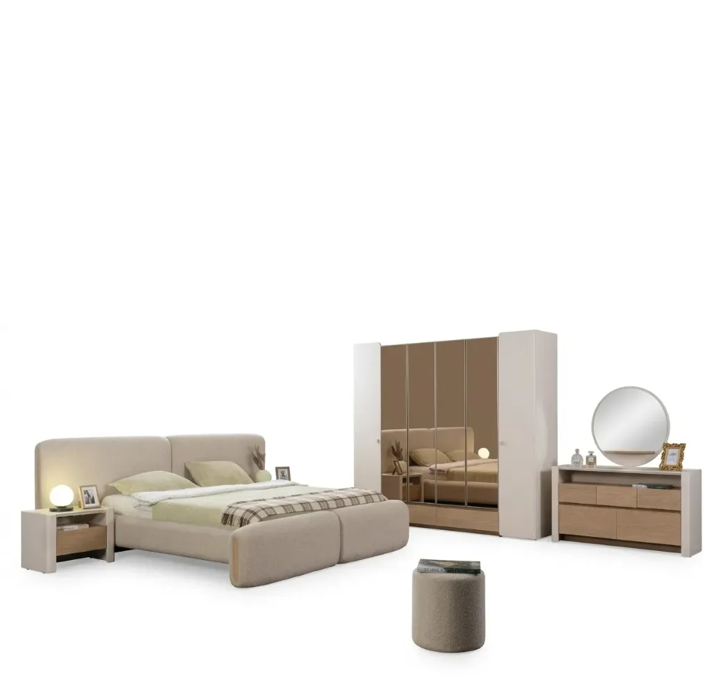 [20005911] Mirac Bedroom Set (6 Pieces)