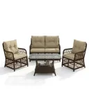 Ely Tea Set (2+1+1) with Table