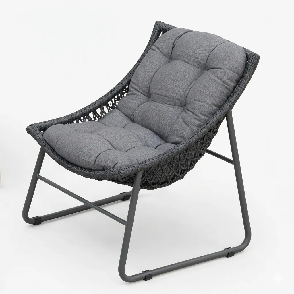 Valentino Single Sofa – Anthracite
