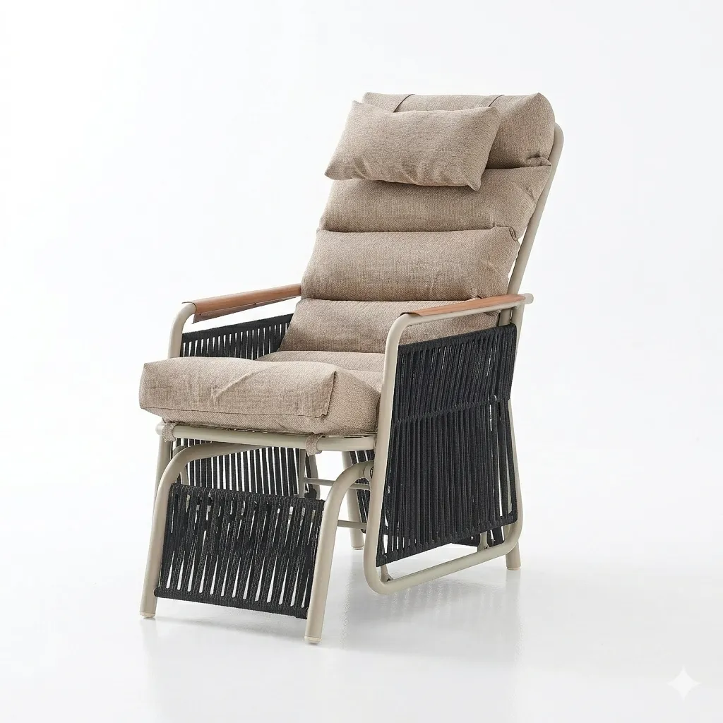 [600018003073] SPACE Rocking Chair – Cappuccino