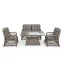Ely Tea Set (2+1+1) with Table