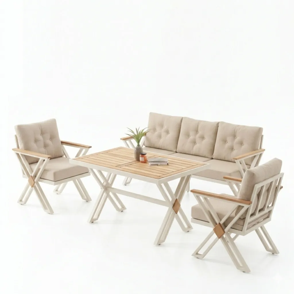 [10003095] Extrem Sofa Set (3+1+1) with Table
