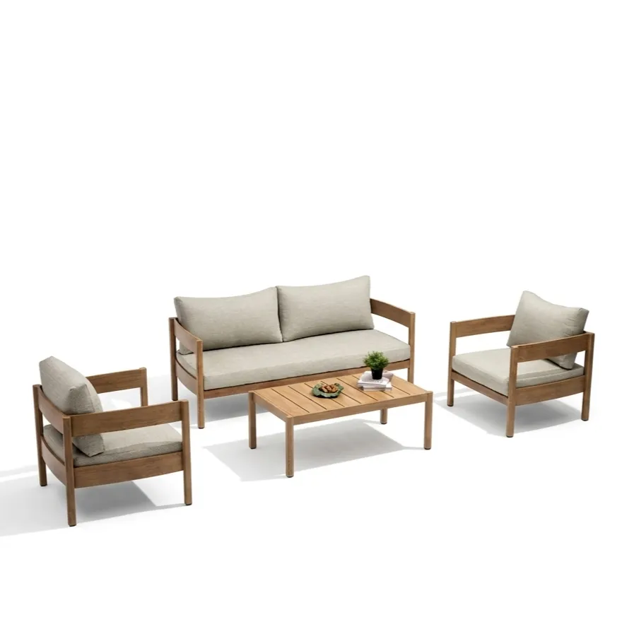 [6000180024807] Max Aluminum Set (1+1+2) with Center Table