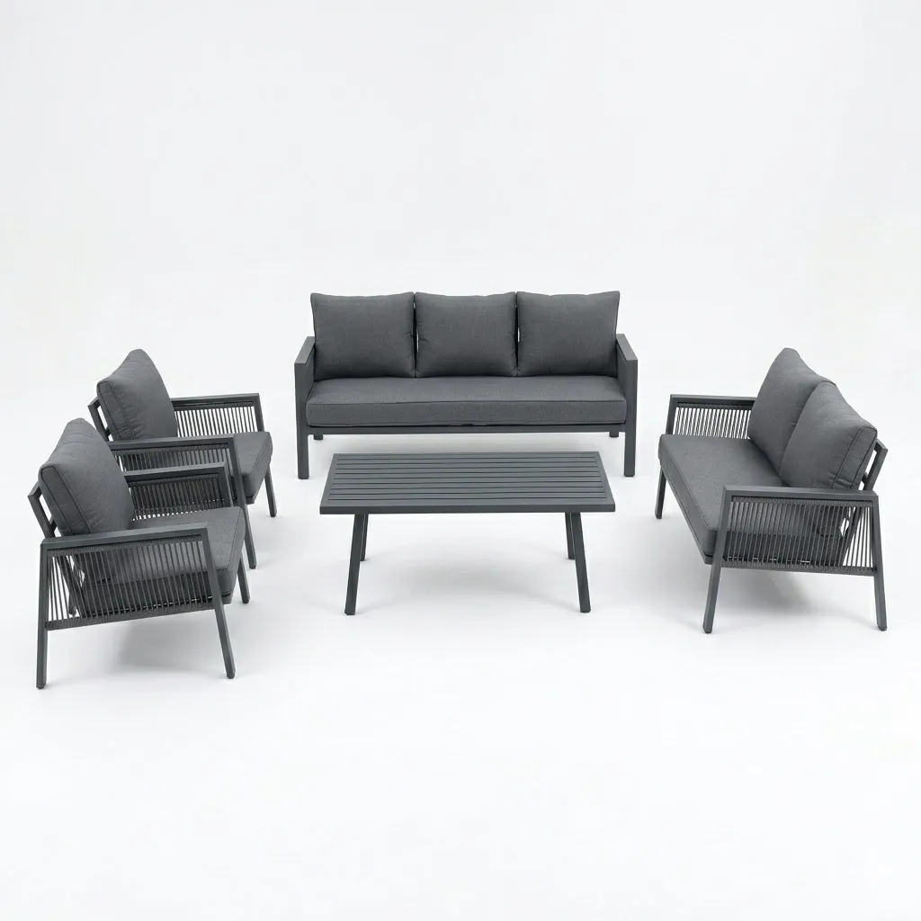 [6000180024813] Aluminum Set YS-RF278 (1+1+2+3) with Center Table